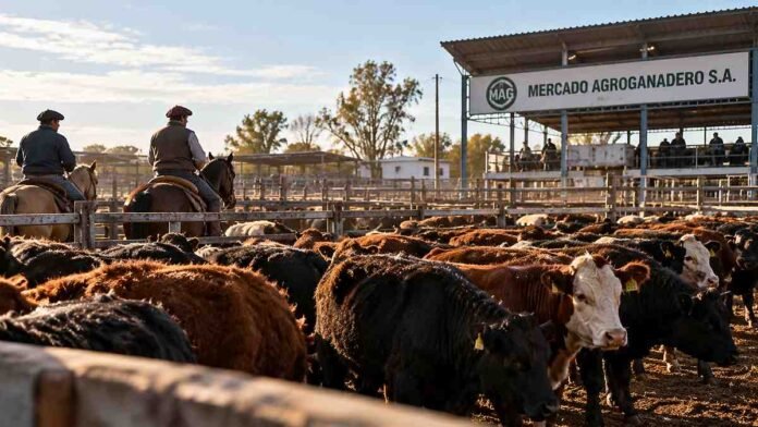 mercado-agroganadero-precios-hacienda-30-septiembre Hacienda vacuna en corrales del Mercado Agroganadero durante la jornada del 30 de septiembre de 2026.