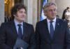 Argentina Week: Nicolás Pino se suma a la comitiva que buscará negocios e inversiones en París Javier Milei y Nicolás Pino juntos en una actividad institucional vinculada a la Argentina Week en París.