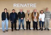 RENATRE y MACS incorporan el trabajo registrado al sello de carne sustentable Autoridades del RENATRE y representantes del sector durante el acuerdo que incorpora la certificación laboral al esquema de carne sustentable.
