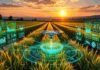 ArgenINTA destinará más de US$ 2 millones a equipar unidades experimentales de todo el país Dron sobre un cultivo con herramientas digitales de monitoreo y análisis de datos aplicadas a la agricultura de precisión.