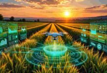ArgenINTA destinará más de US$ 2 millones a equipar unidades experimentales de todo el país Dron sobre un cultivo con herramientas digitales de monitoreo y análisis de datos aplicadas a la agricultura de precisión.