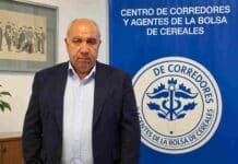 Daniel Fernández fue elegido presidente del Centro de Corredores y Agentes de la Bolsa de Cereales Representante del Centro de Corredores y Agentes de la Bolsa de Cereales en una imagen institucional.
