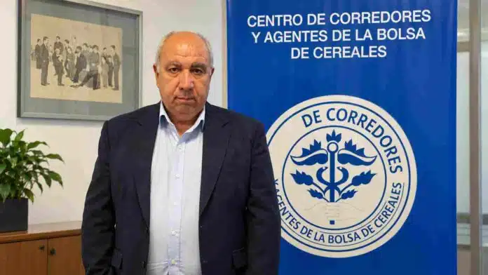 centro-corredores-bolsa-cereales-ruralnet Representante del Centro de Corredores y Agentes de la Bolsa de Cereales en una imagen institucional.