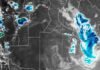 El SMN emitió seis avisos por tormentas fuertes: dónde se esperan lluvias, ráfagas y granizo Imagen satelital de Argentina del 30 de octubre de 2026 que muestra núcleos de tormentas y nubosidad intensa sobre el centro y noreste del país.
