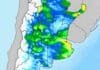 Pronóstico de lluvias hasta el 9 de noviembre Mapa del pronóstico de lluvias acumuladas en Argentina hasta el 9 de noviembre de 2026, con precipitaciones previstas en el norte y centro del país y mayores acumulados en el NEA y sectores de la región Pampeana.