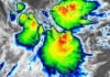 Se activan cinco avisos a corto plazo por tormentas fuertes en cinco provincias Imagen satelital mejorada de un sistema de tormentas fuertes con lluvias intensas y núcleos convectivos sobre sectores de Buenos Aires, Córdoba, Entre Ríos, Santa Fe y San Luis.
