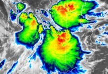 Se activan cinco avisos a corto plazo por tormentas fuertes en cinco provincias Imagen satelital mejorada de un sistema de tormentas fuertes con lluvias intensas y núcleos convectivos sobre sectores de Buenos Aires, Córdoba, Entre Ríos, Santa Fe y San Luis.
